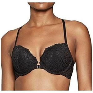 Auden Bra The Radiant Plunge Push-Up Lace Bra